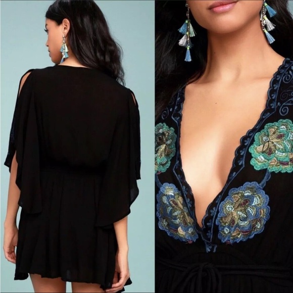 Free People Cora Embroidered Dress NWT! - Picture 3 of 14